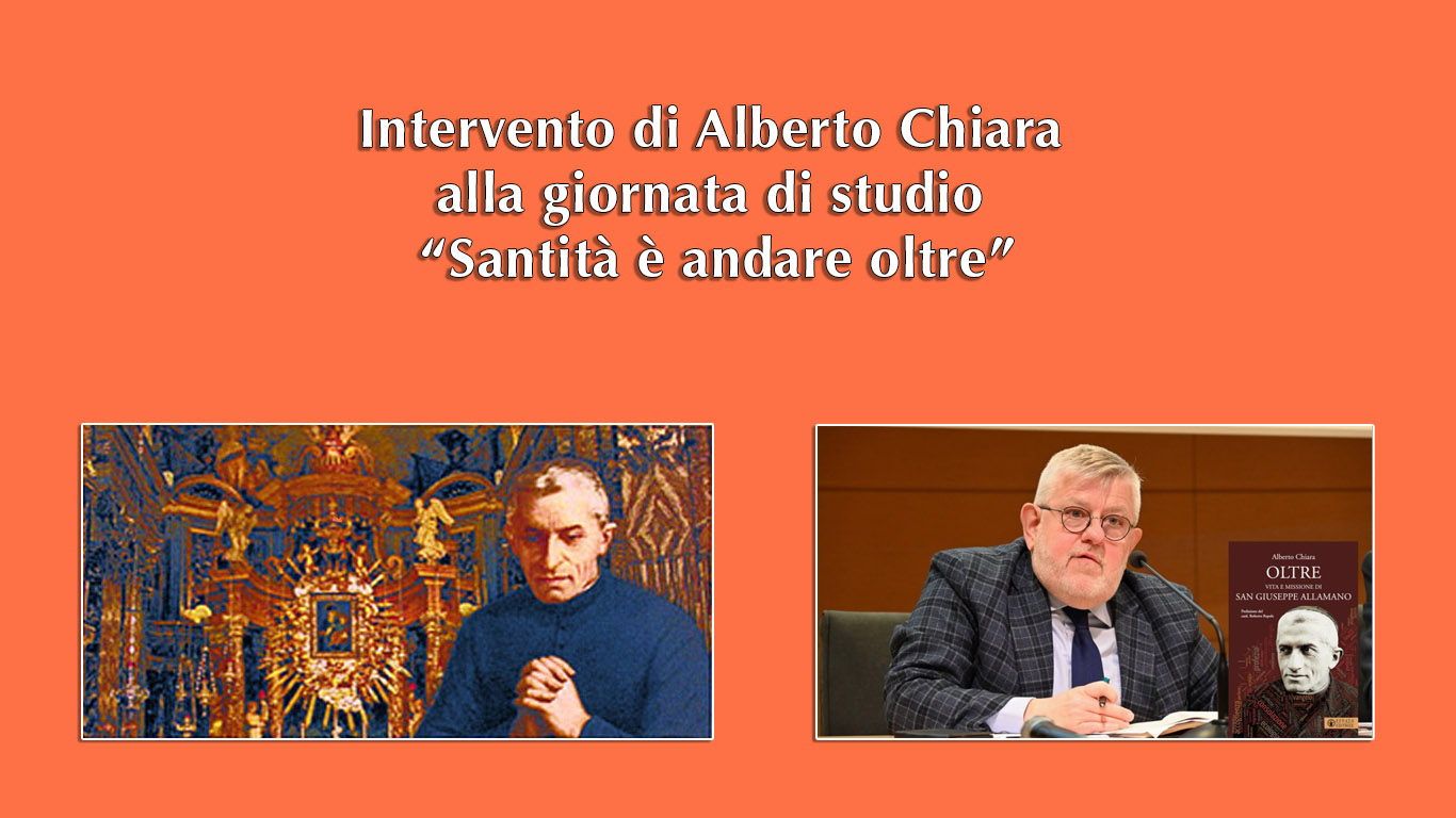 Riassunto dell'intervento di Alberto Chiara alla giornata di studio “Santità è andare oltre”